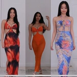 Set of 3 maxi dresses